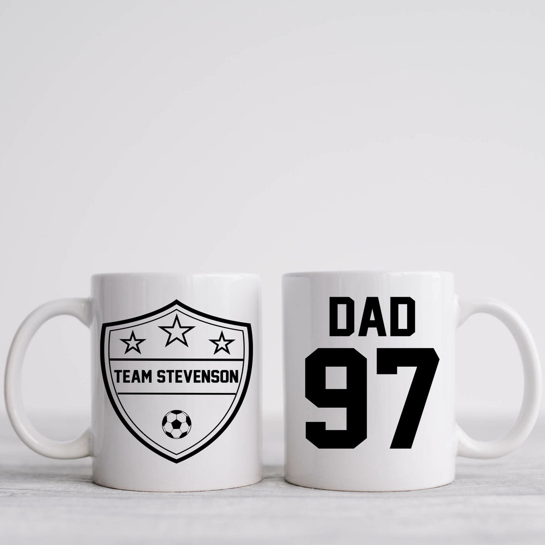 Dad Football Team Mug