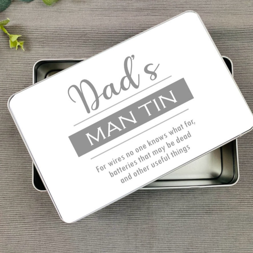 The MAN TIN Personalised Gift