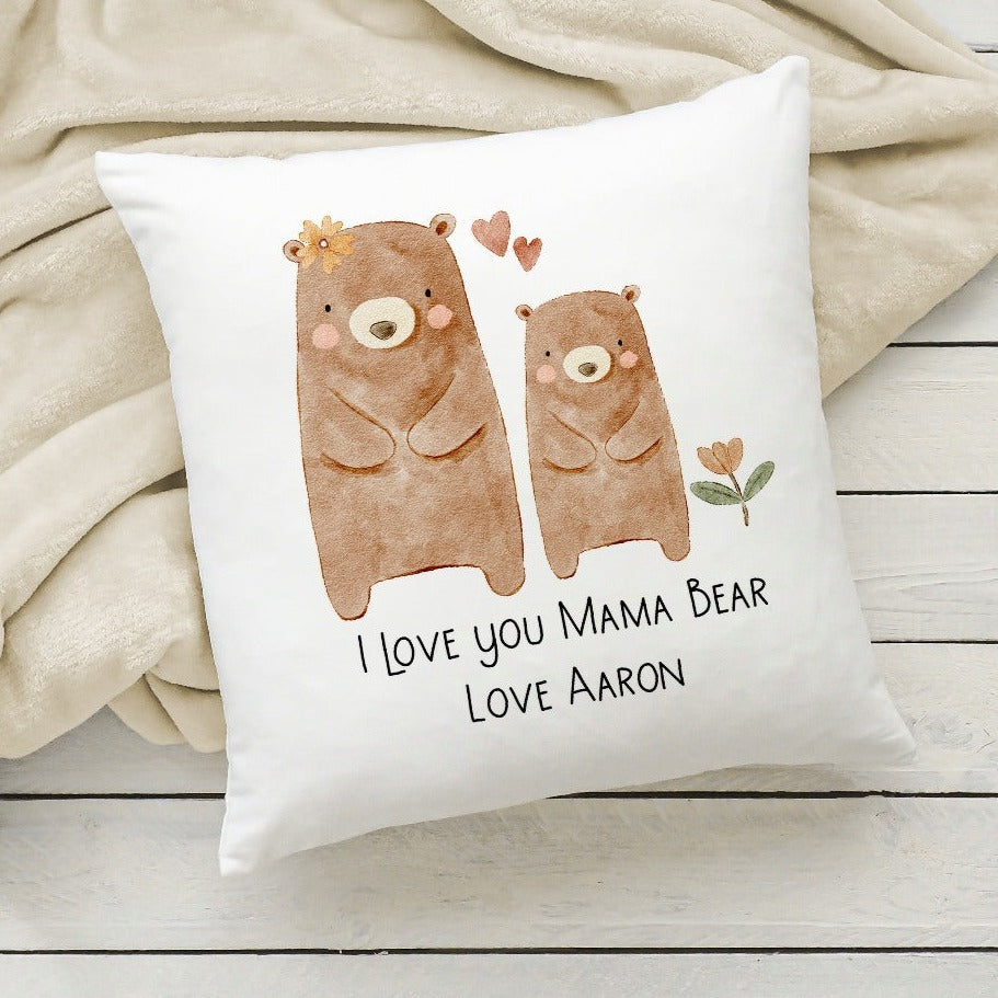 Love You Mama Bear Cushion