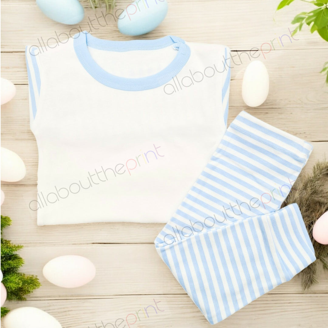 Blue Stripe Pyjama Mockup