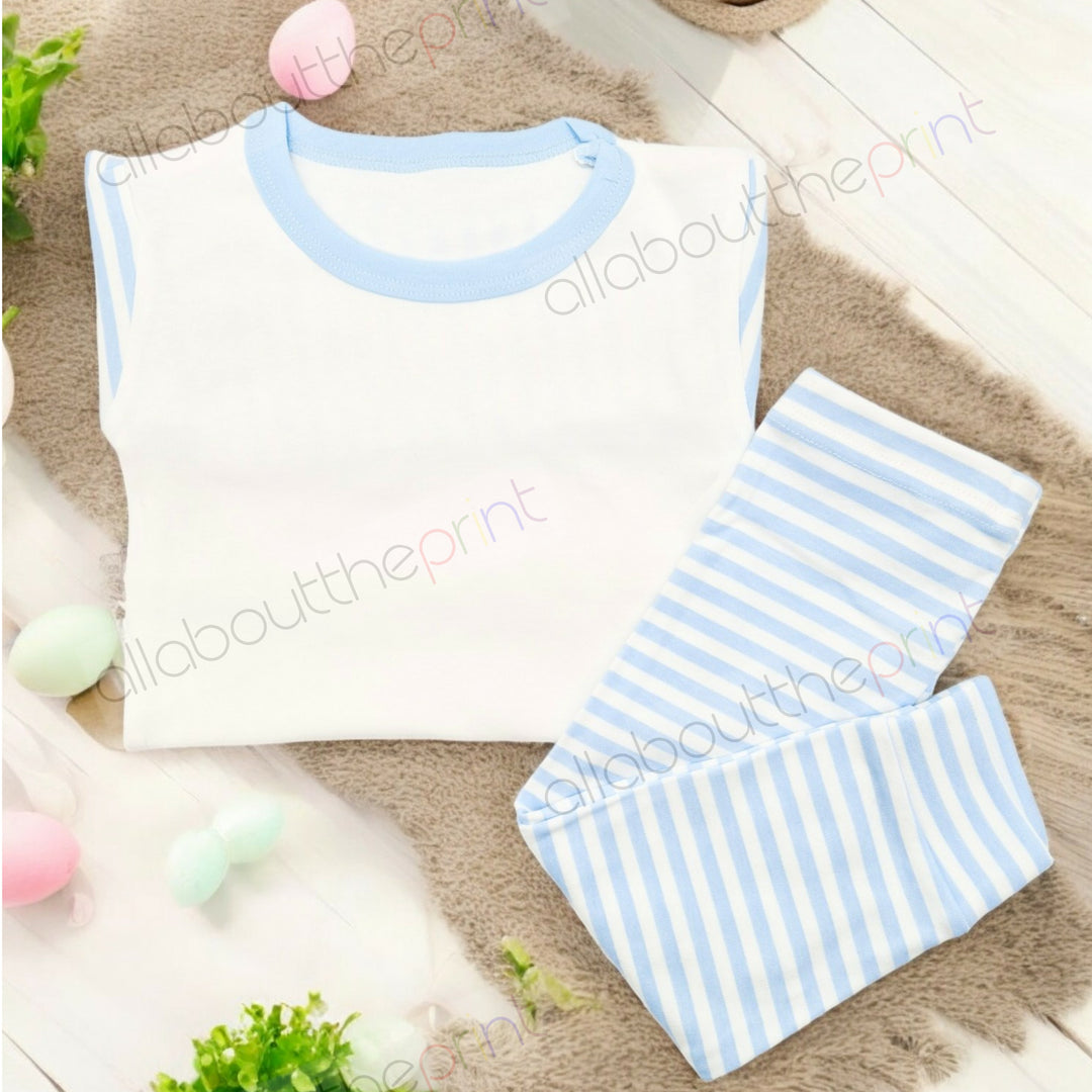 Blue Stripe Pyjama Mockup