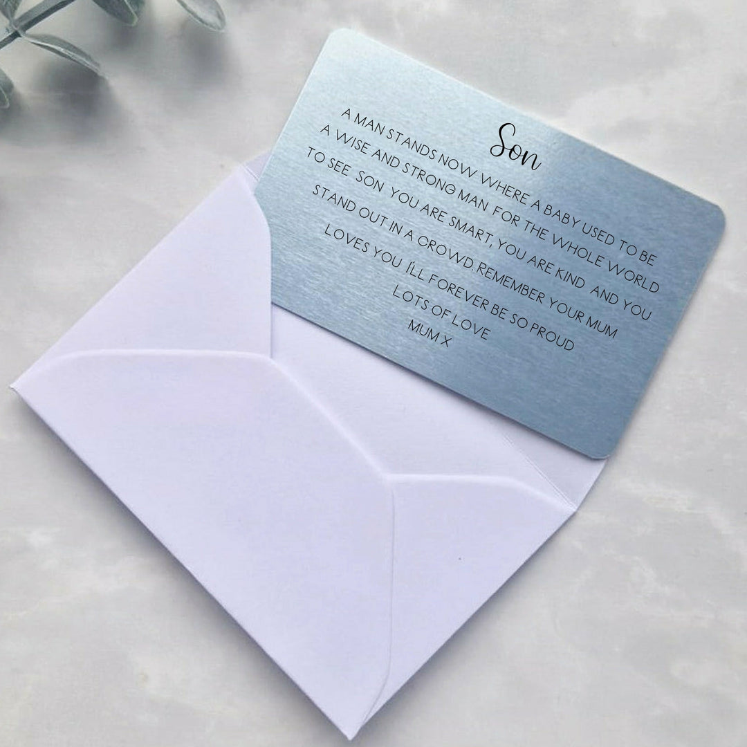 Son Love Mum Wallet Card