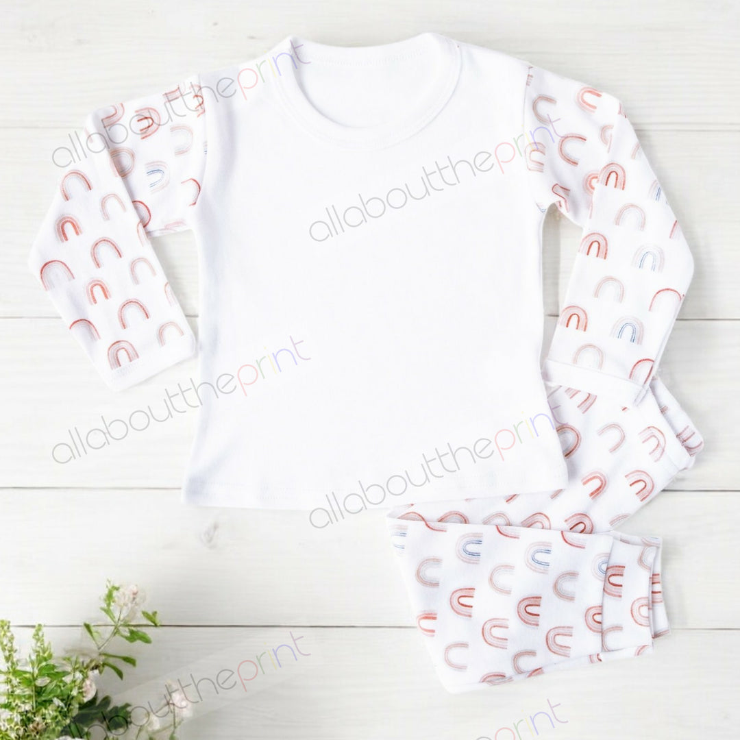 Rainbow Pyjama Mockup