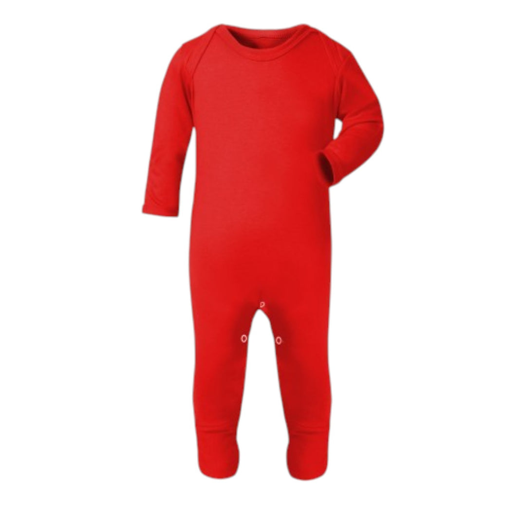 Plain Red Babygrow Romper