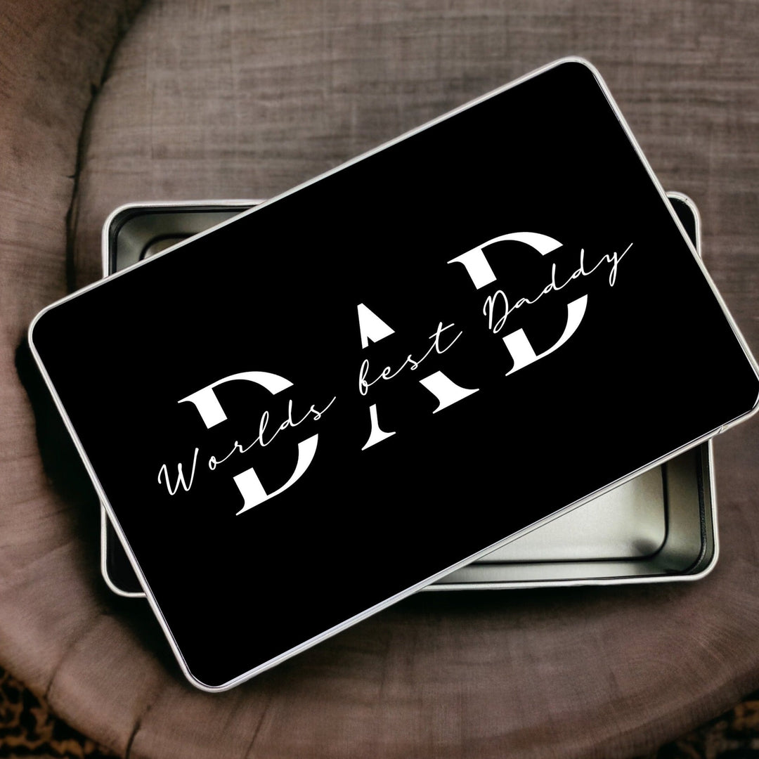 World Best Daddy Snack tin