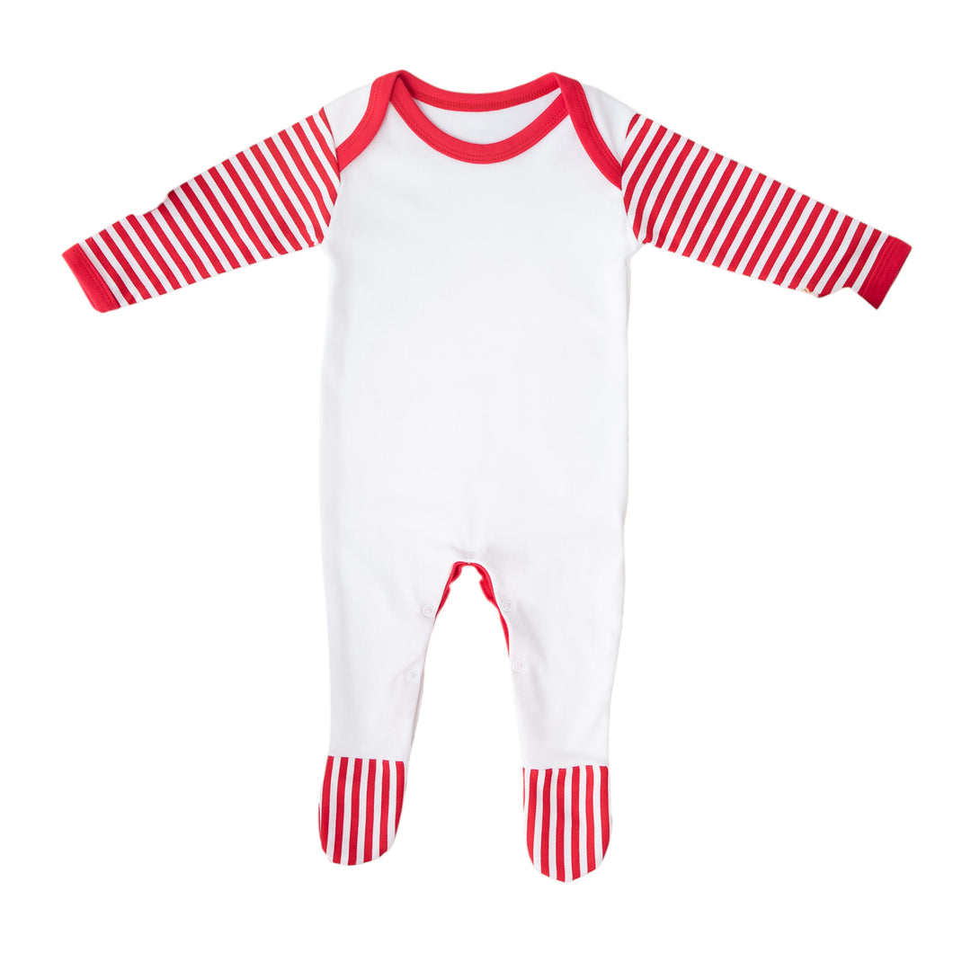 Red Striped Babygrow Romper