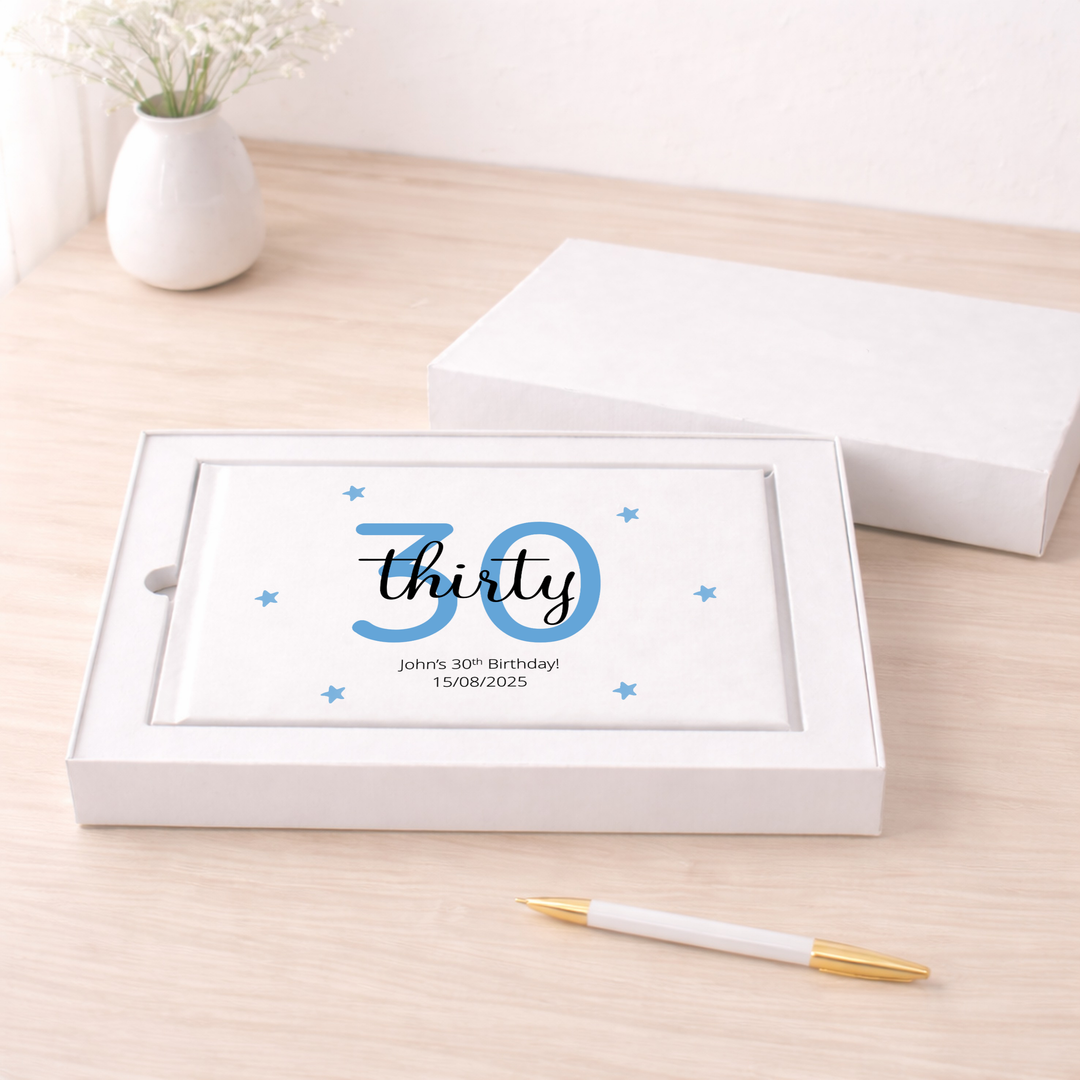 Personalised 30th Birthday Guest Book