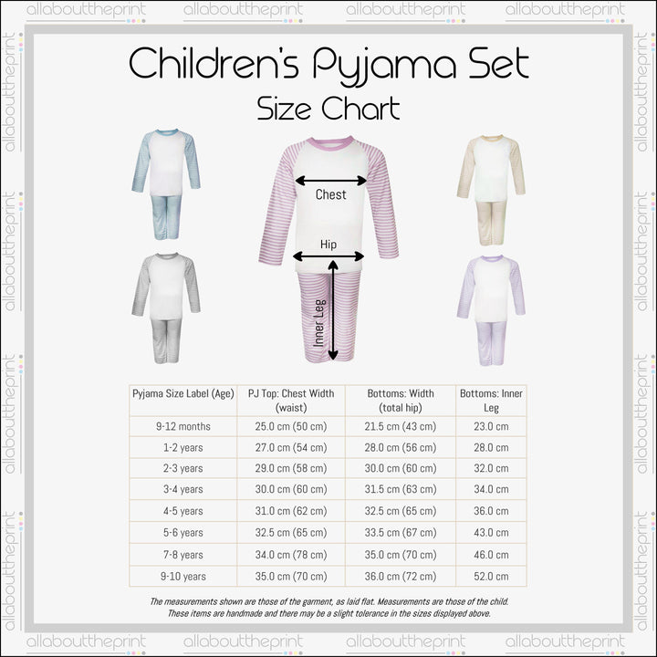 Personalised Black Bow Tie Page Boy Pyjamas