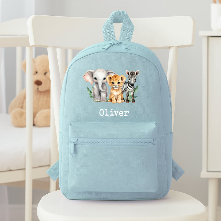 Personalised Toddler Jungle Backpack