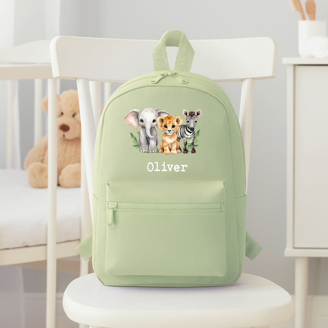 Personalised Toddler Jungle Backpack