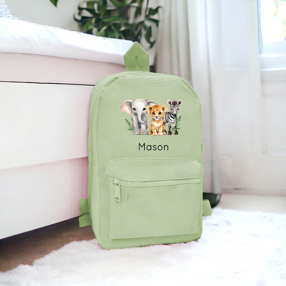 Personalised Toddler Jungle Backpack
