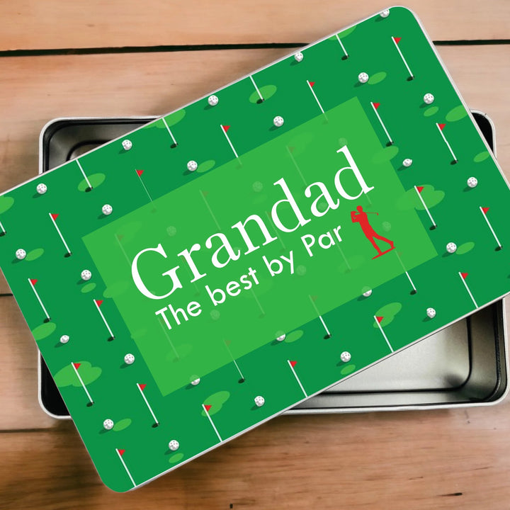 Dad’s Golf Tin – Personalised Gift for Him