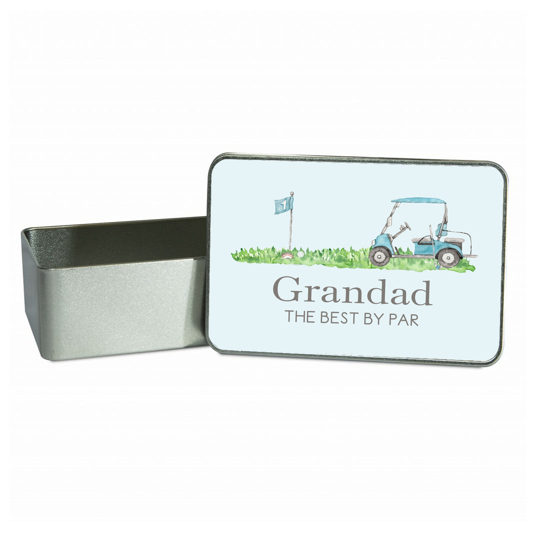 Dad’s Golf Tin – Personalised Gift for Him