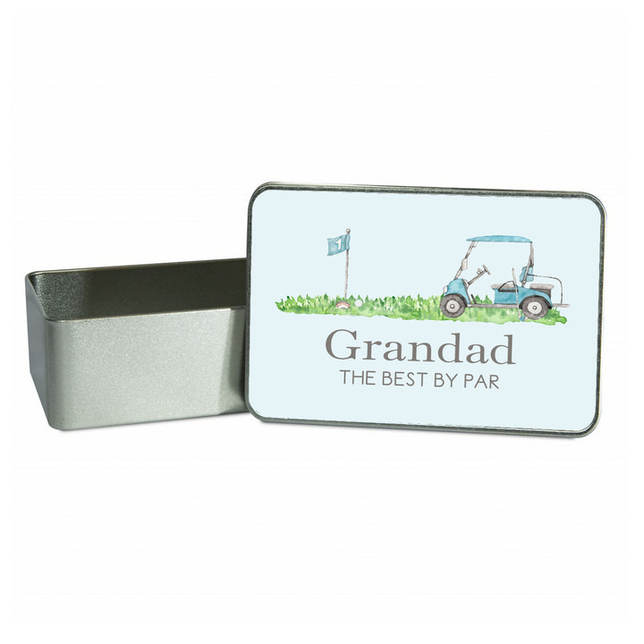 Dad’s Golf Tin – Personalised Gift for Him
