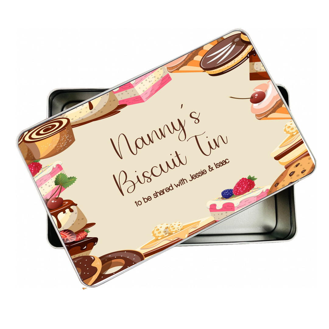 Nanny's Biscuit Tin– Personalised Gift for Her