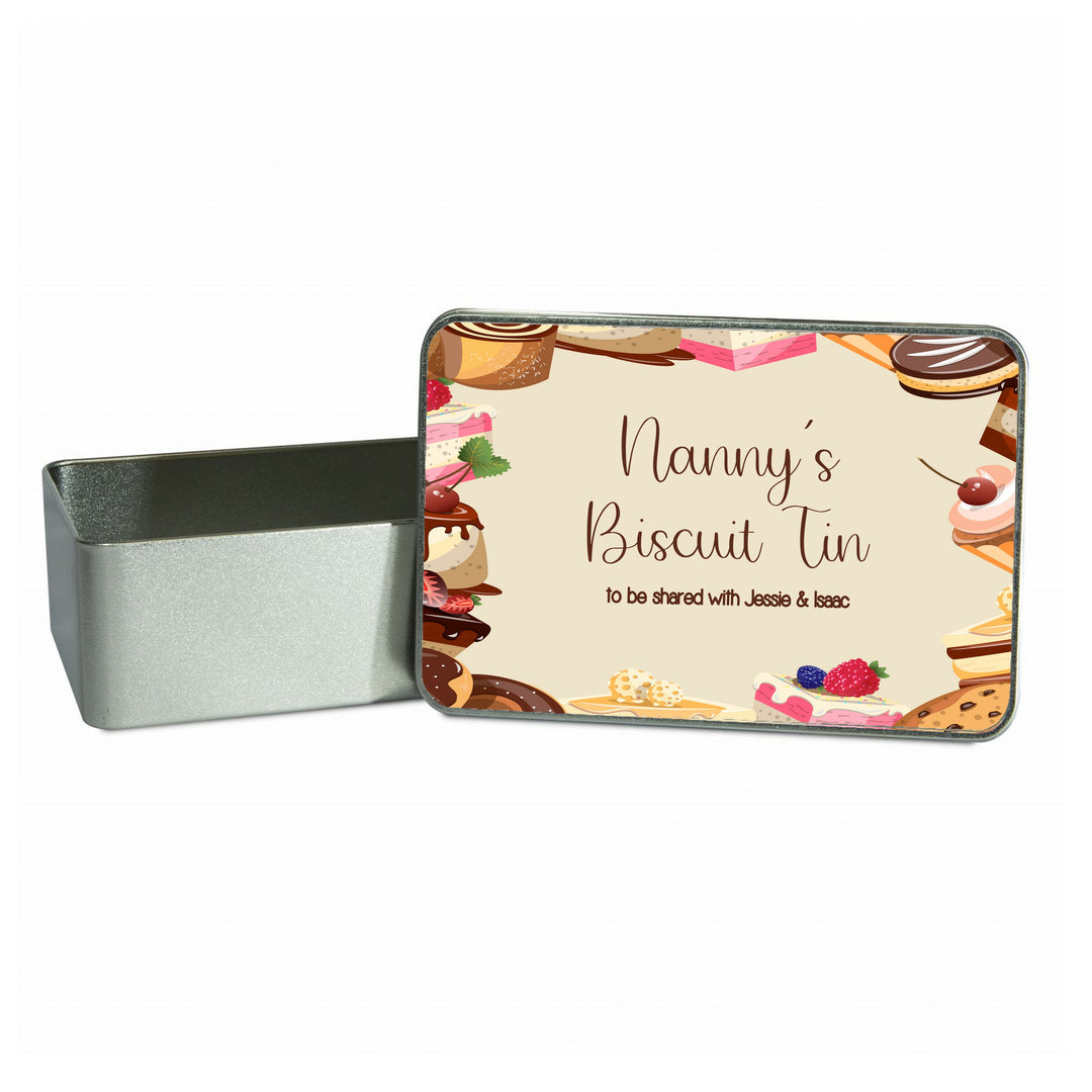 Nanny's Biscuit Tin– Personalised Gift for Her