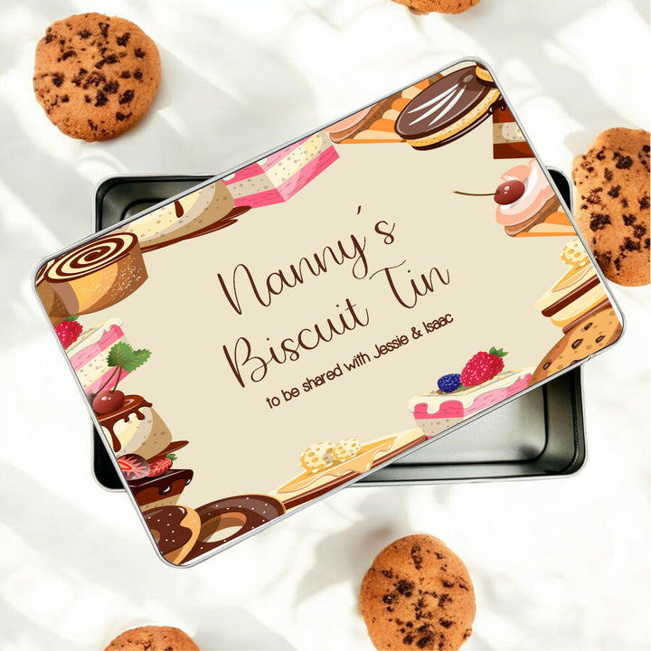 Nanny's Biscuit Tin– Personalised Gift for Her