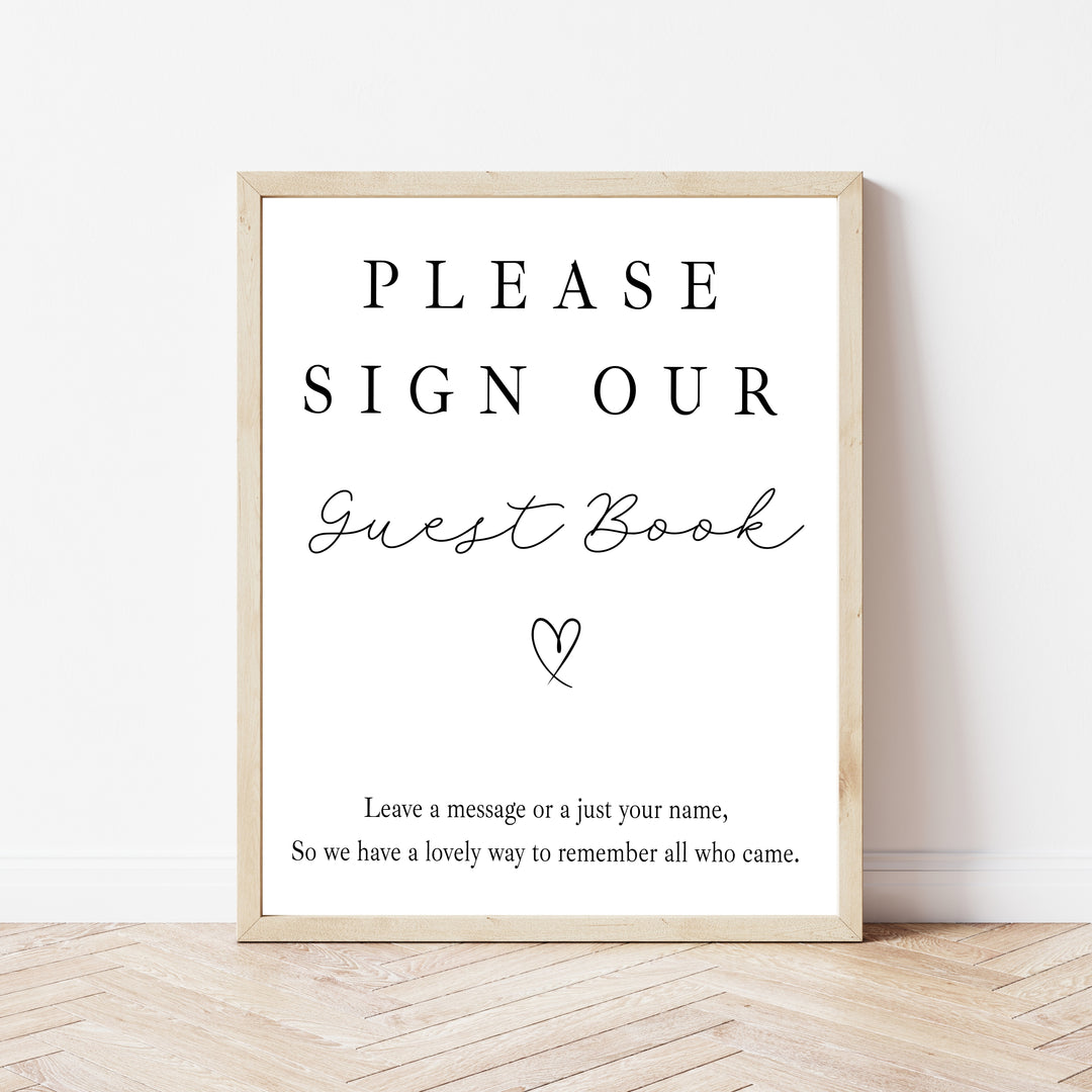 Personalised Wedding Guest Book