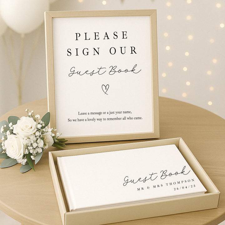 Personalised Wedding Guest Book