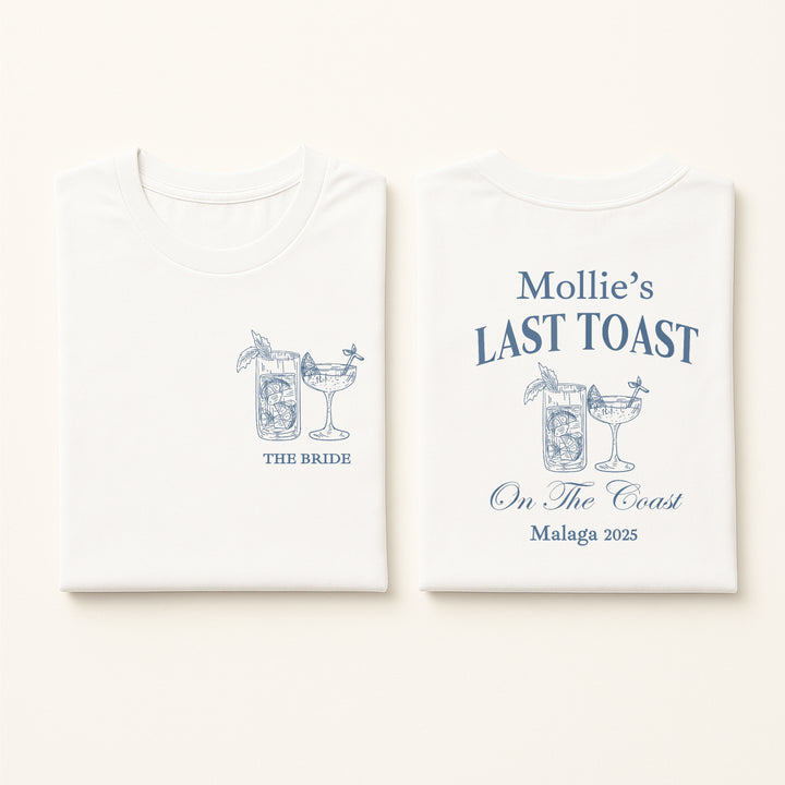 Personalised Last Toast Hen Do T-Shirts