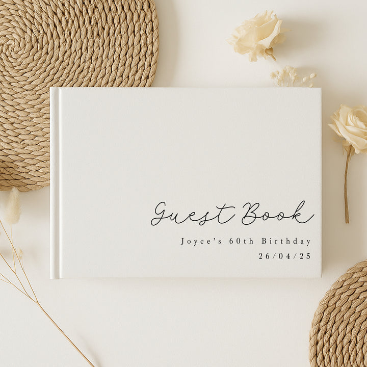 Personalised Birthday Any Age Guest Book