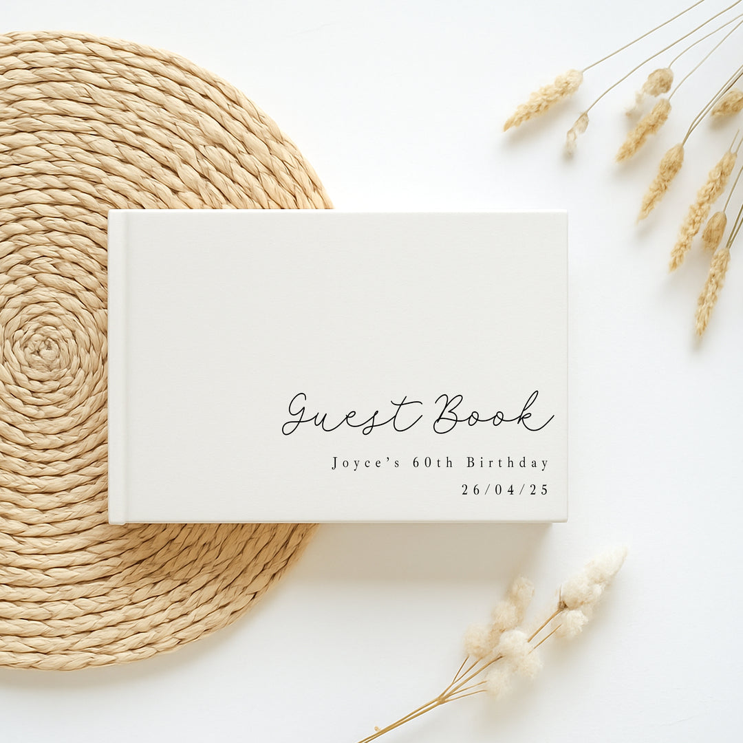 Personalised Birthday Any Age Guest Book