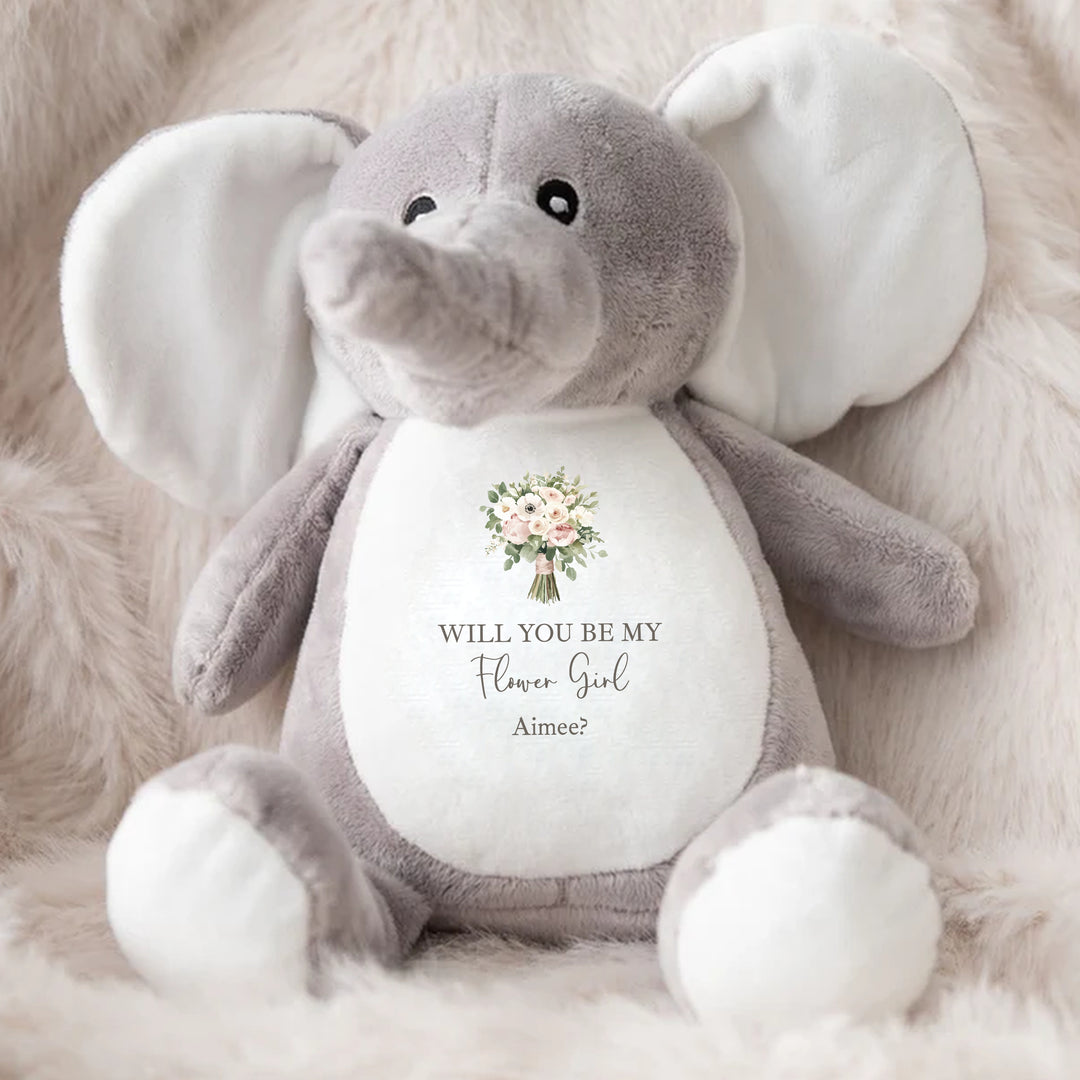 Personalised Flower Girl Teddy/Bunny