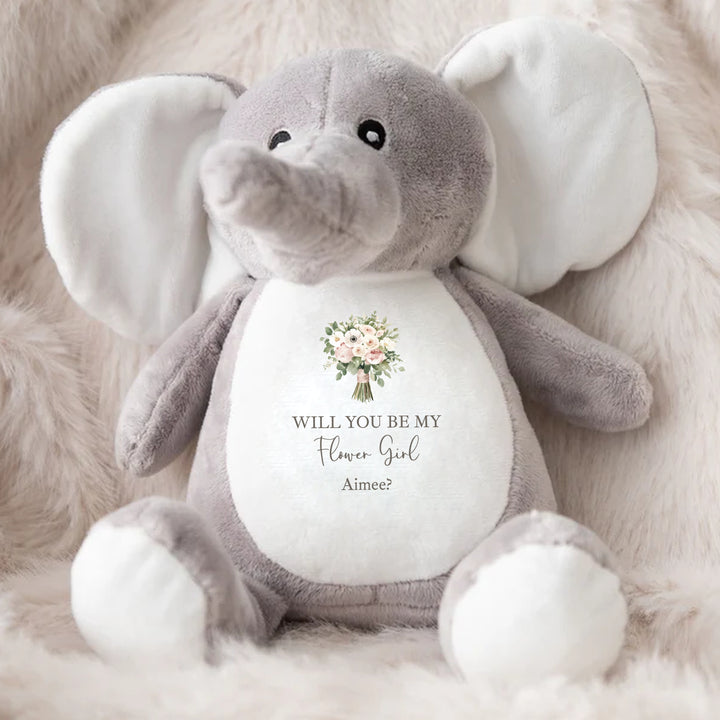 Personalised Flower Girl Teddy/Bunny