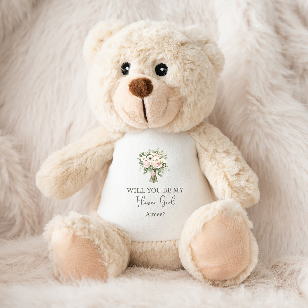 Personalised Flower Girl Teddy/Bunny