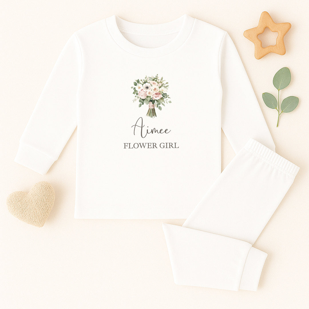 Personalised Flower Girl Pyjamas
