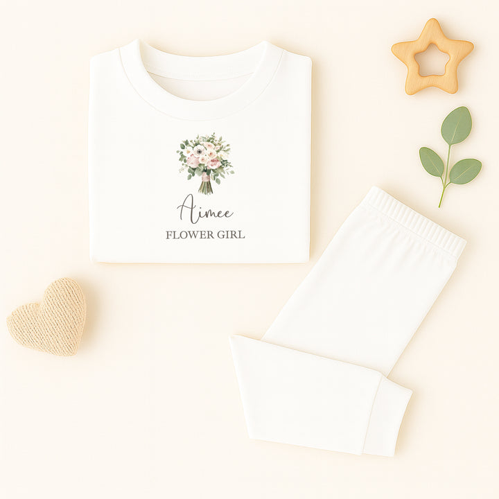 Personalised Flower Girl Pyjamas