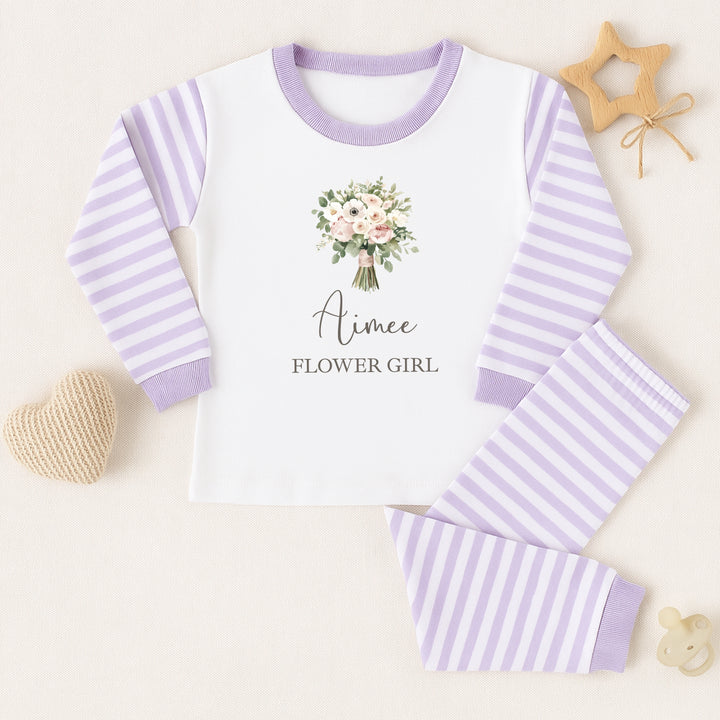 Personalised Flower Girl Pyjamas