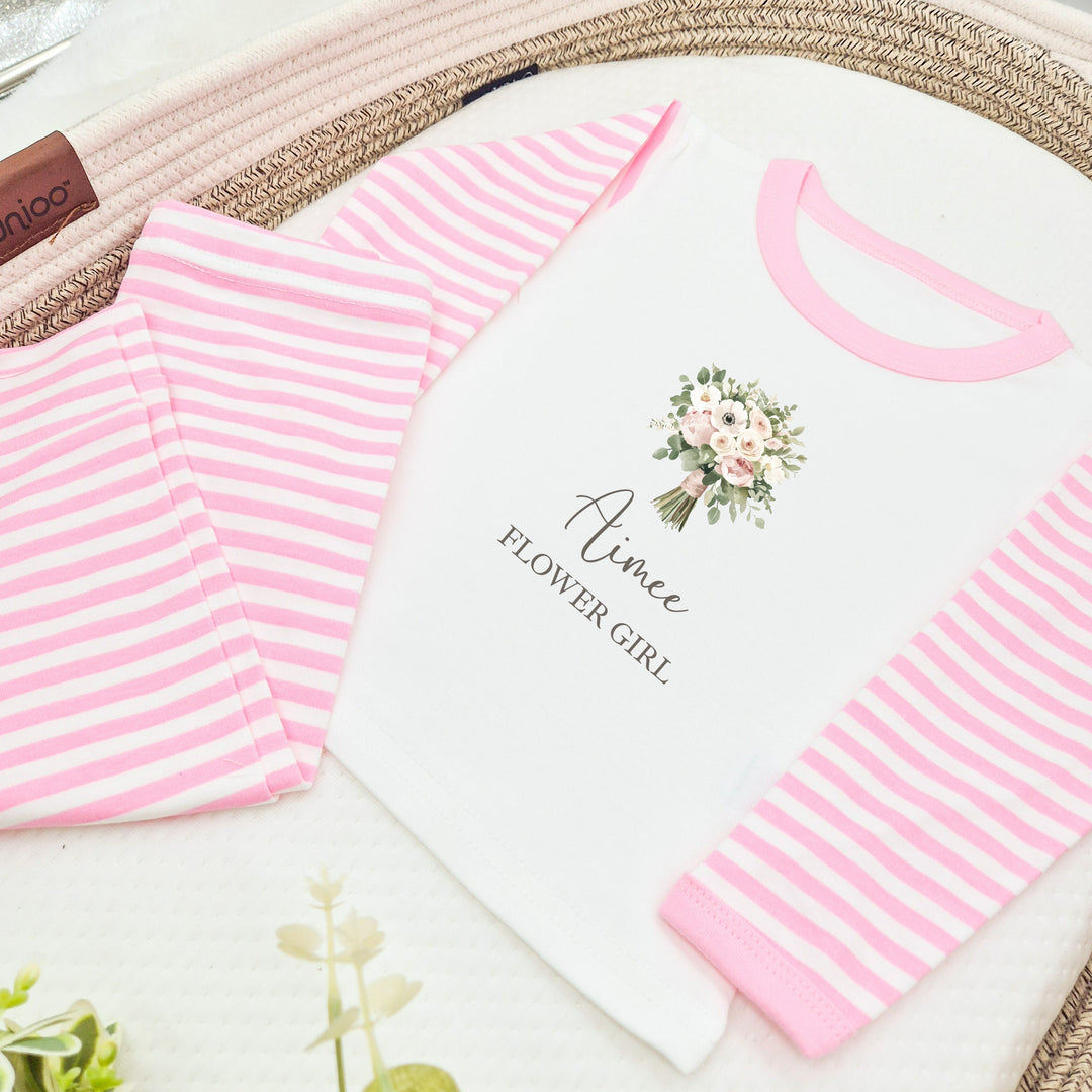 Personalised Flower Girl Pyjamas