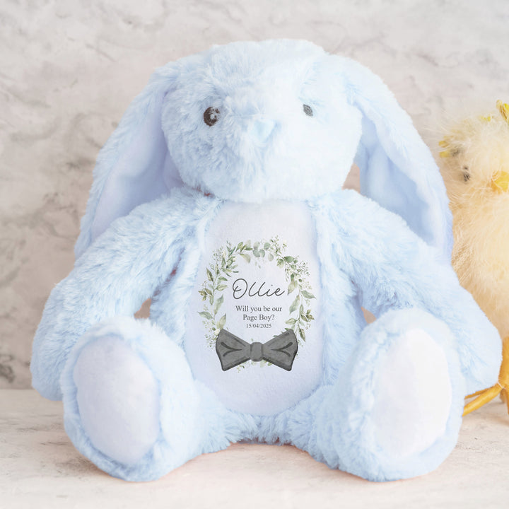 Personalised Page Boy Tie Teddy/Bunny