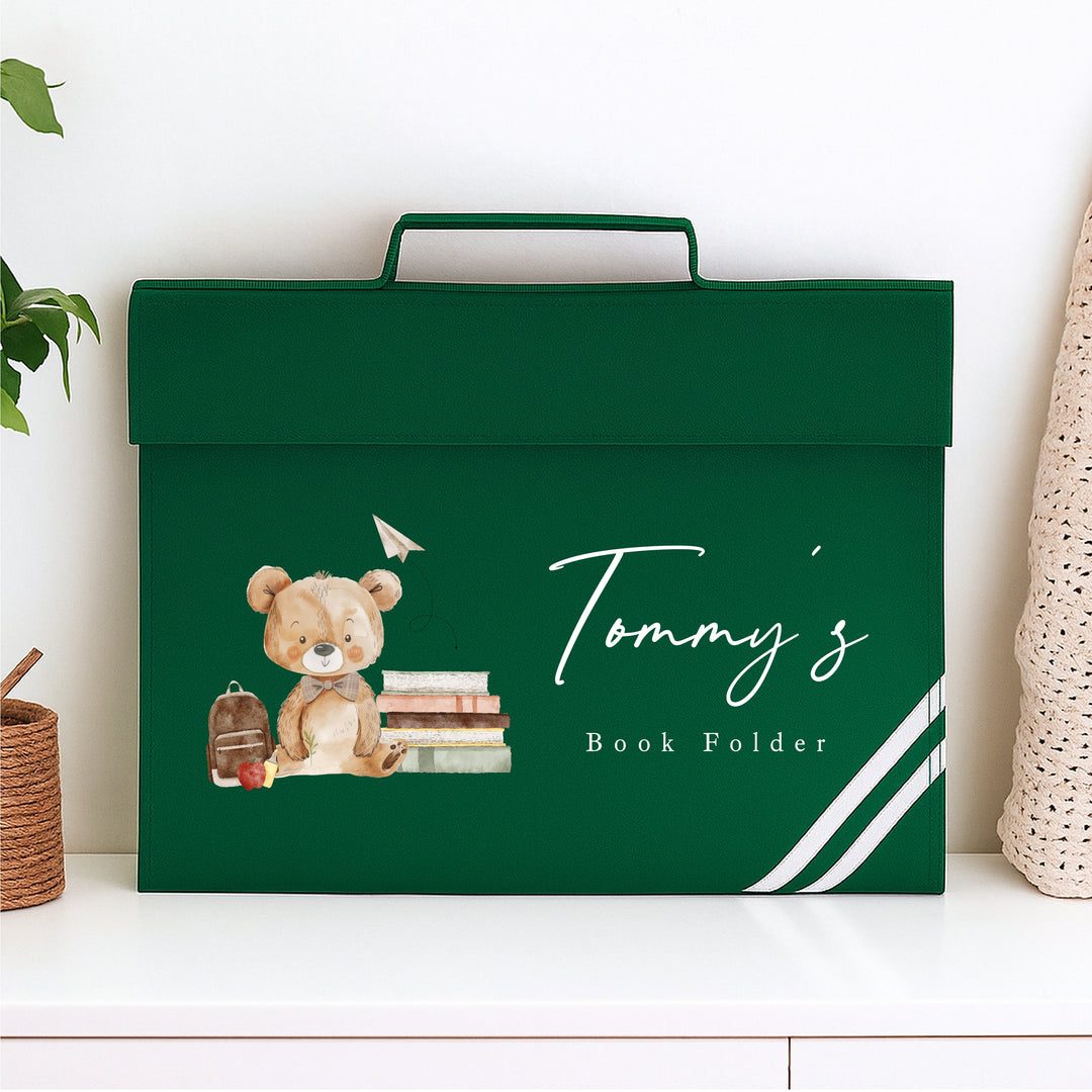 Personalised School Book Bag Folder