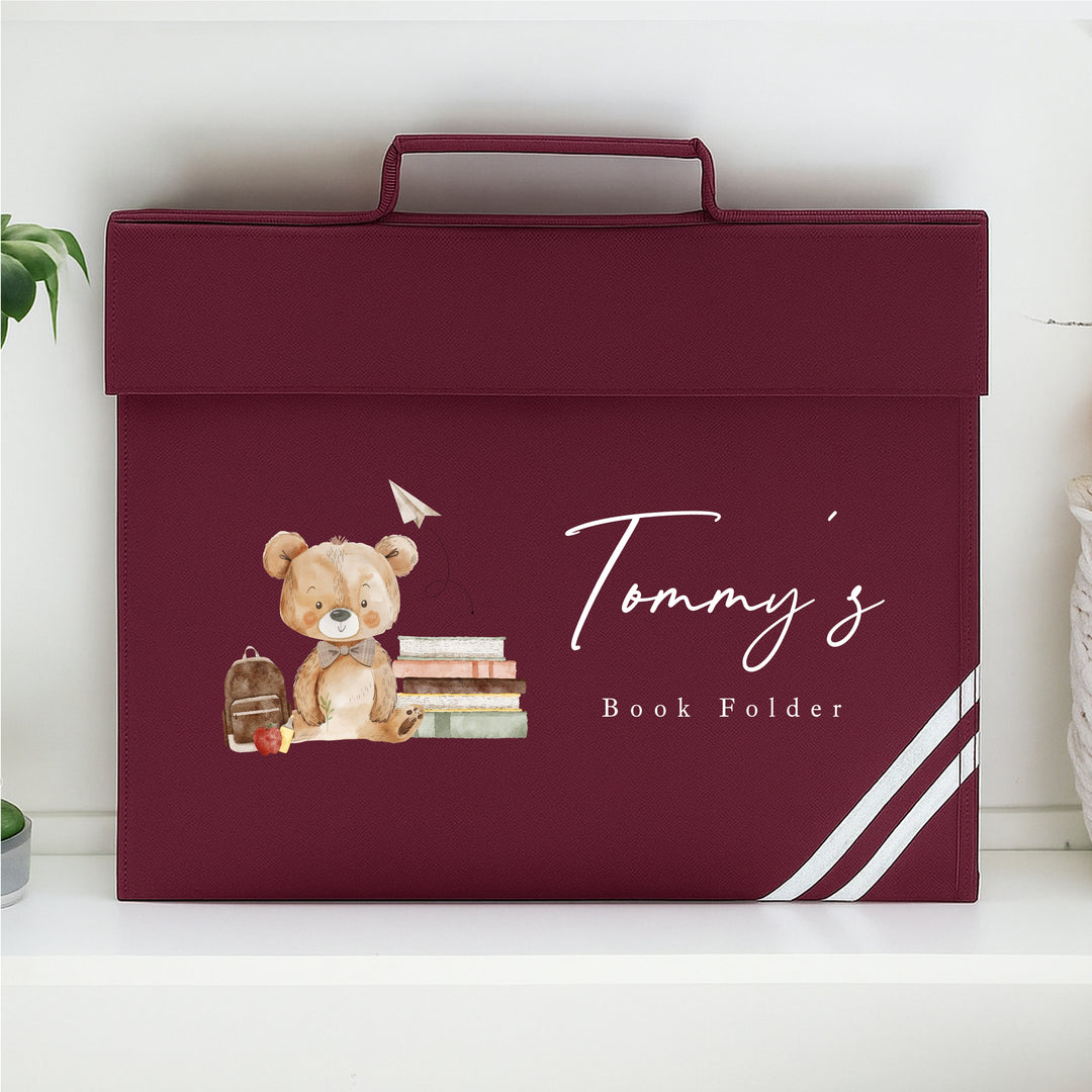 Personalised School Book Bag Folder