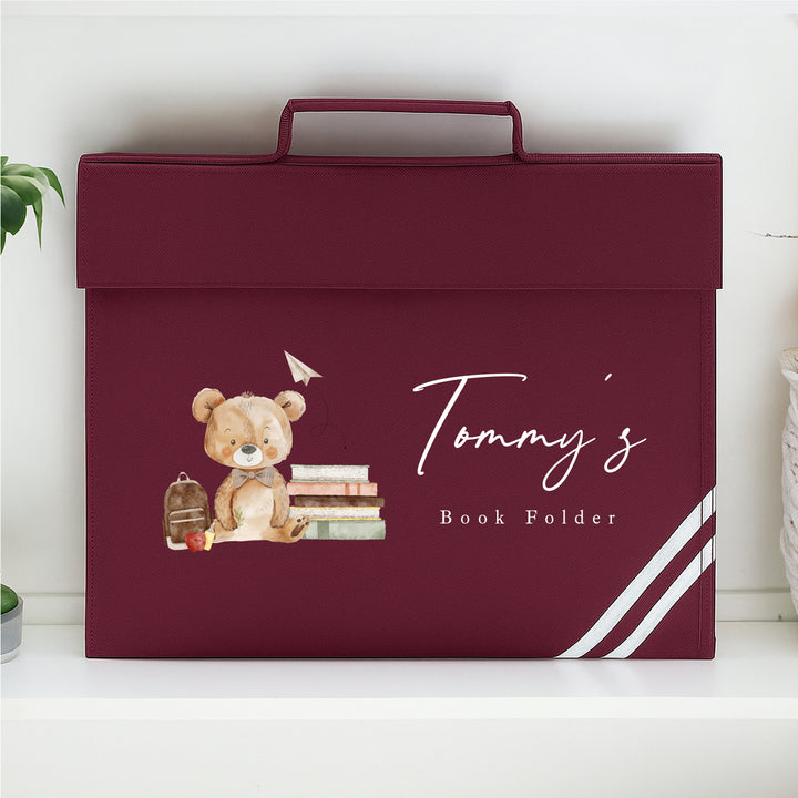 Personalised School Book Bag Folder