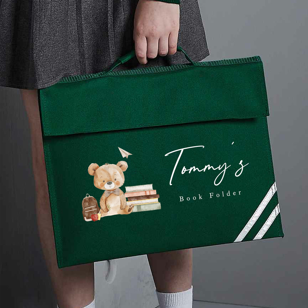 Personalised School Book Bag Folder