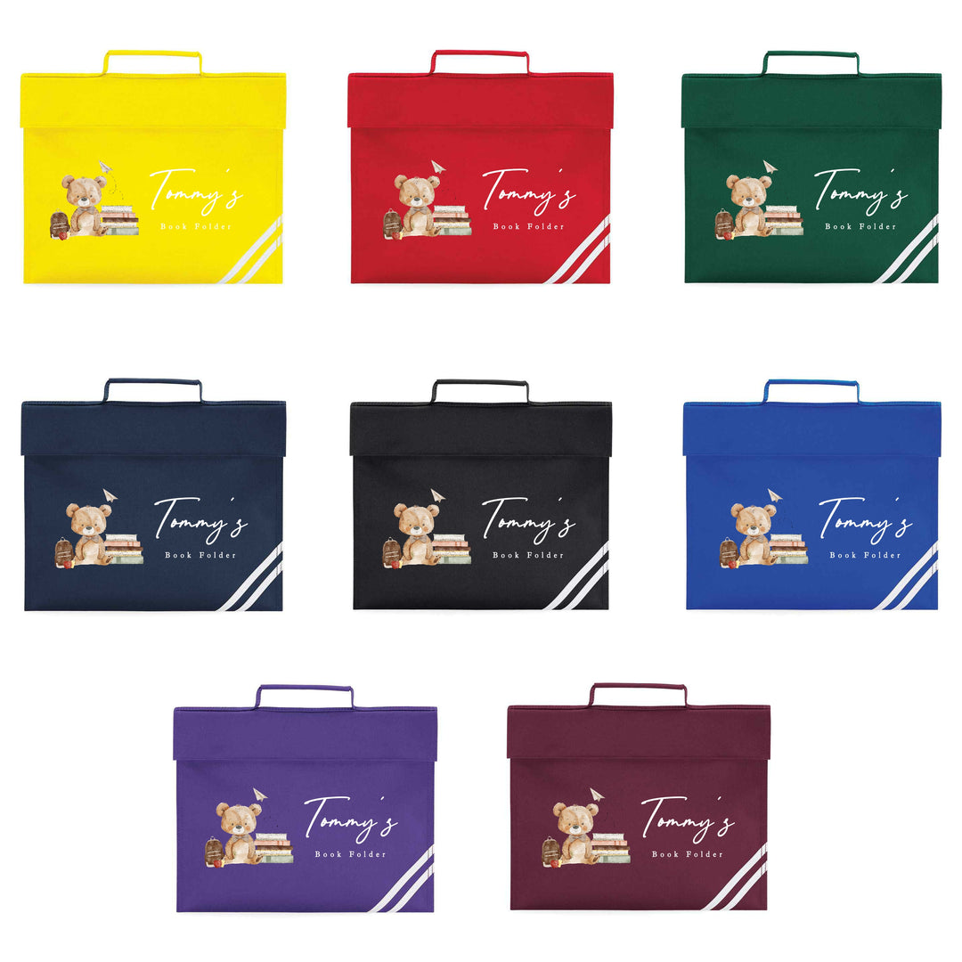 Personalised School Book Bag Folder