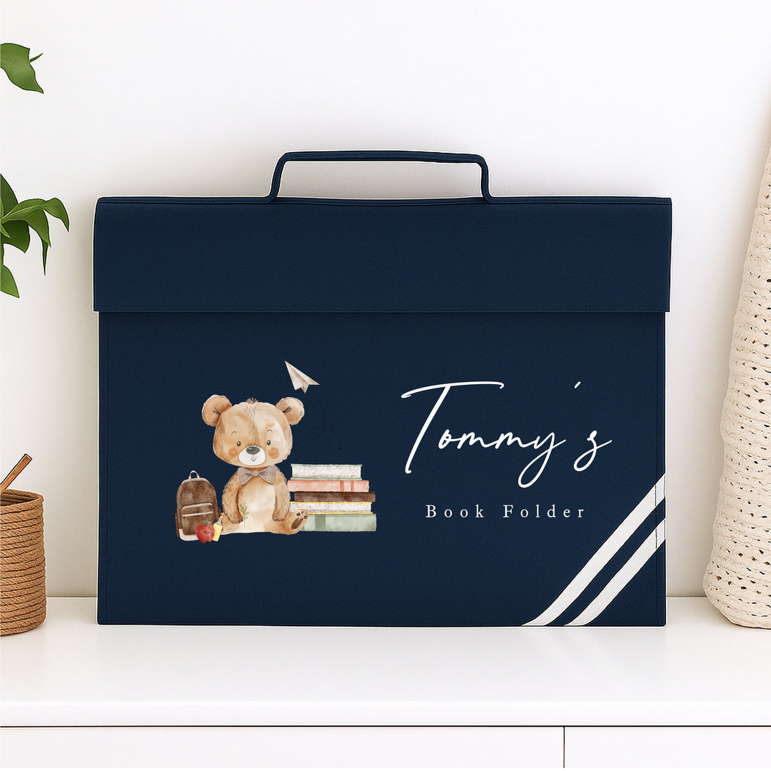 Personalised School Book Bag Folder