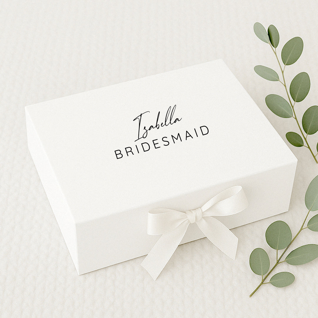 Personalised Bridesmaid Gift Box