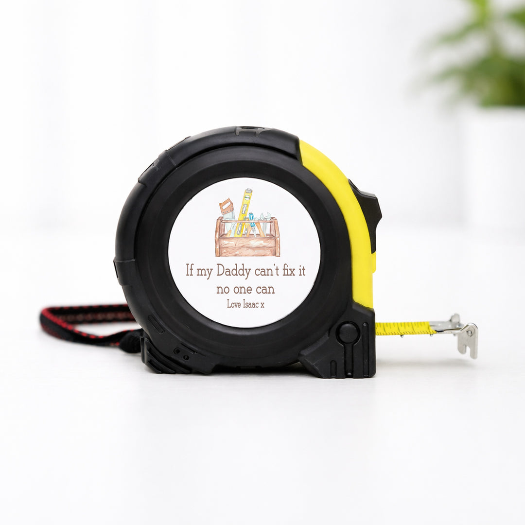 Personalised Dad Fix It Tape Measure