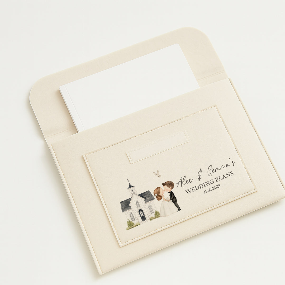 Personalised Wedding Notes Folder