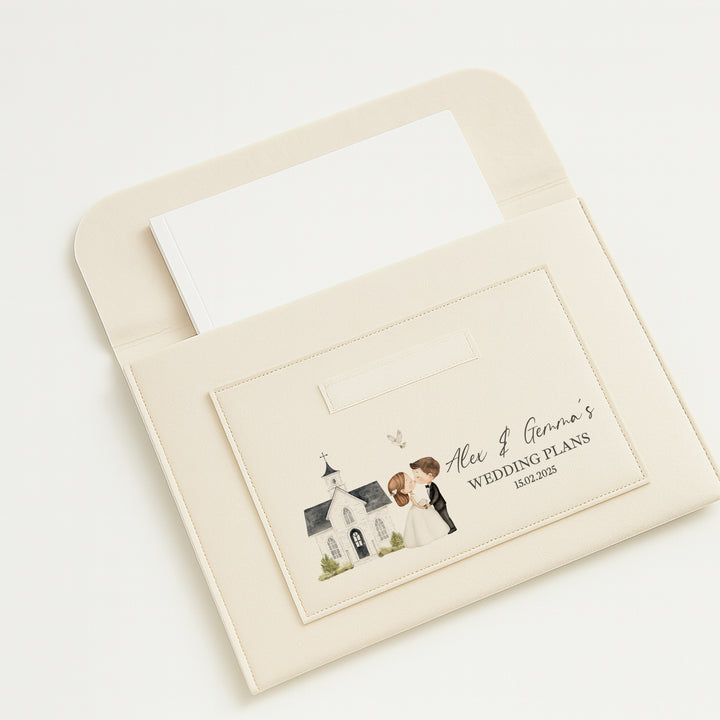 Personalised Wedding Notes Folder