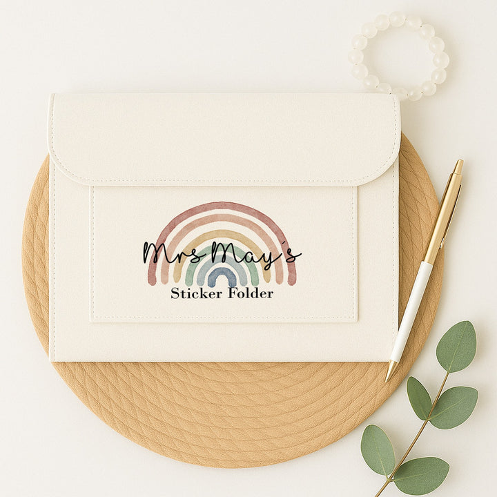 Personalised Teachers Sticker Folder
