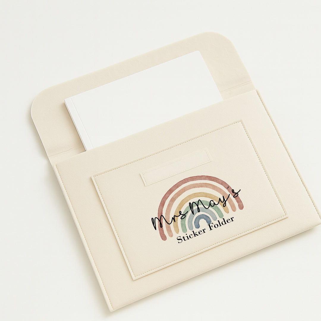 Personalised Teachers Sticker Folder