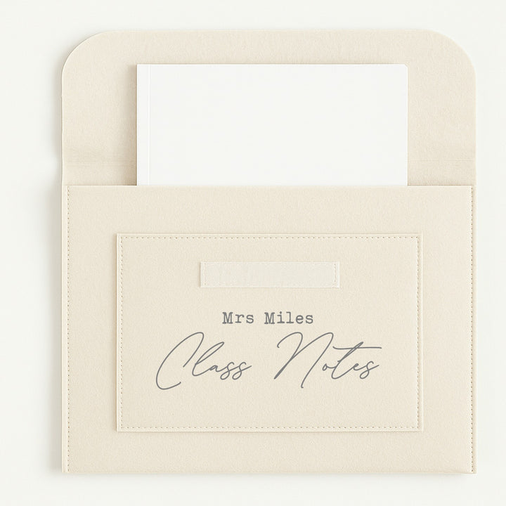 Personalised Teachers Notes Folder