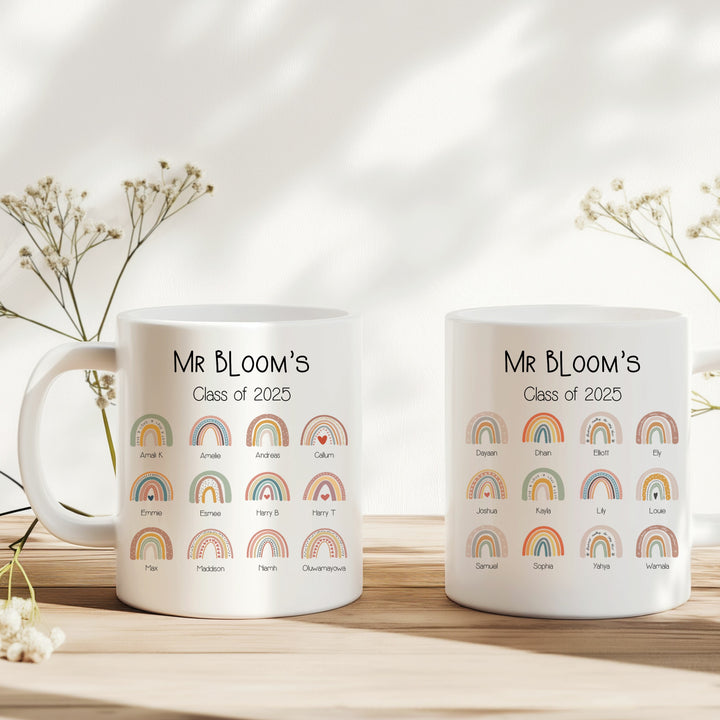 Personalised Teachers Class Mug