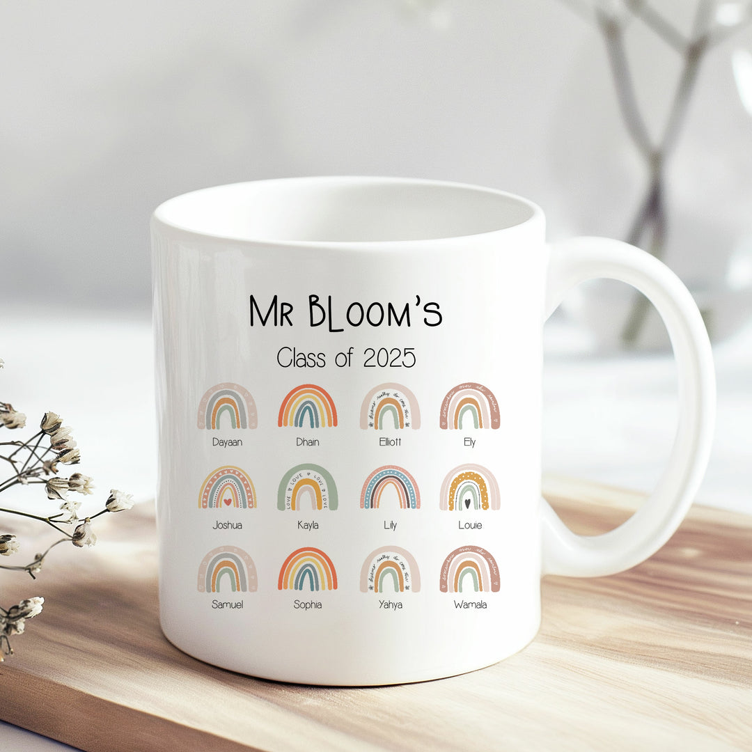 Personalised Teachers Class Mug