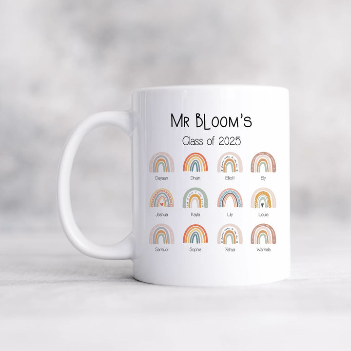 Personalised Teachers Class Mug